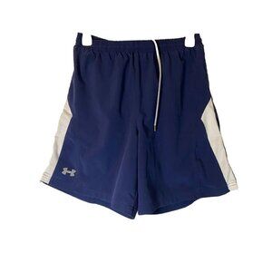 UNDER ARMOUR MENS‎ SIZE SMALL RUNNING SHORTS LINED NAVY 32